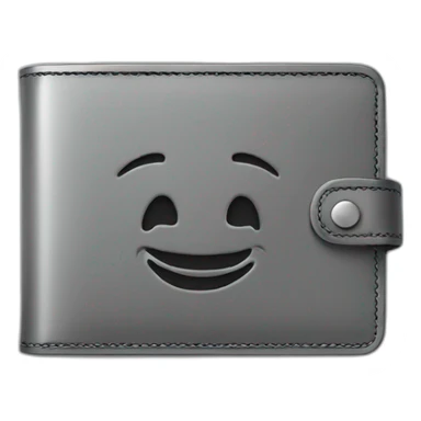 A metal slim wallet sticker
