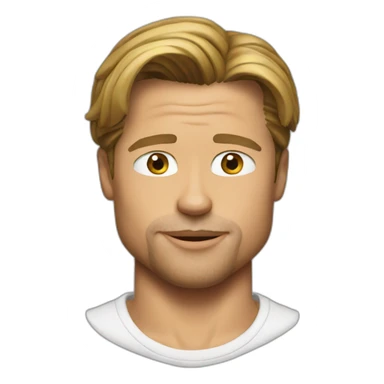 Brad pitt in love sticker