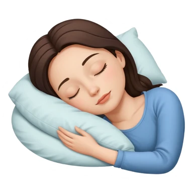 Emotionally deep, intuitive, sometimes escapist — but the best person to cry, create, and dream with. woman sleeping and dreaming  sticker
