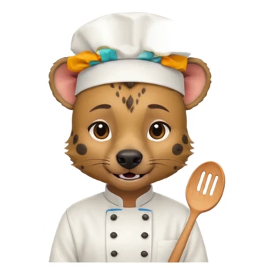 chef hyena sticker