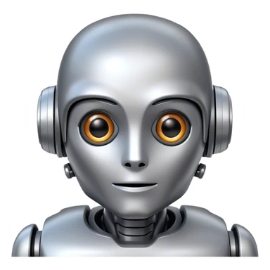 A robot that speaks foreign languages sticker