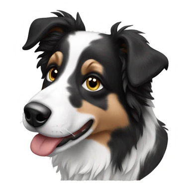Merle border collie sticker