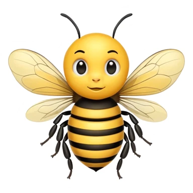 Cute bee sticker