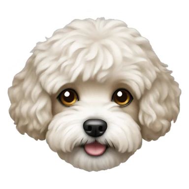 A maltipoo dog sticker
