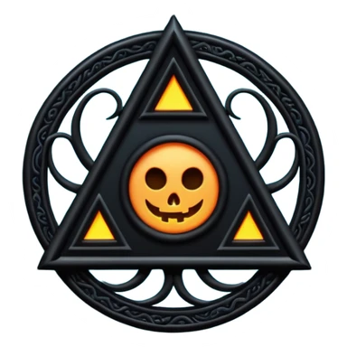 Make a black magic symbol sticker