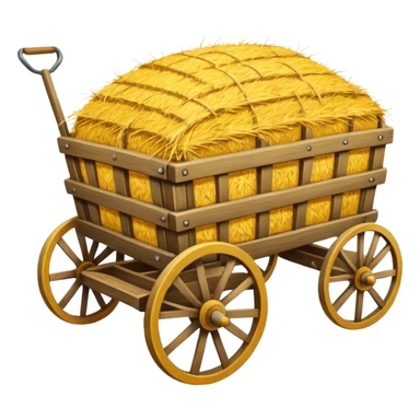 hay cart sticker