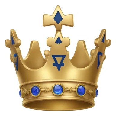 Crown with Masonic logo sticker