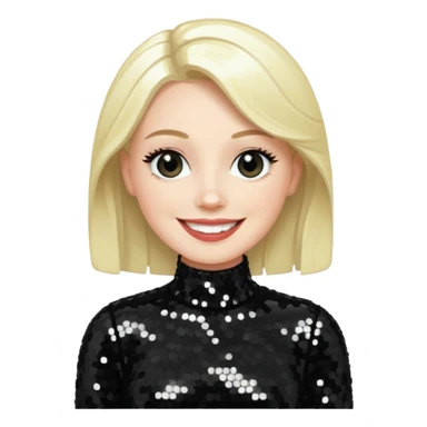 Nicky Bryne from Westlife with black sequin outfit sticker