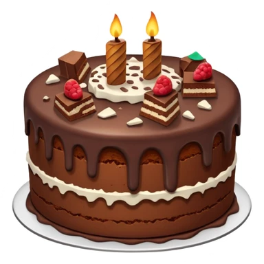 destroyed cake sticker