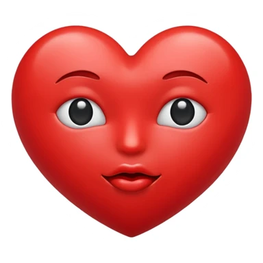 Heart kissing emoji  sticker
