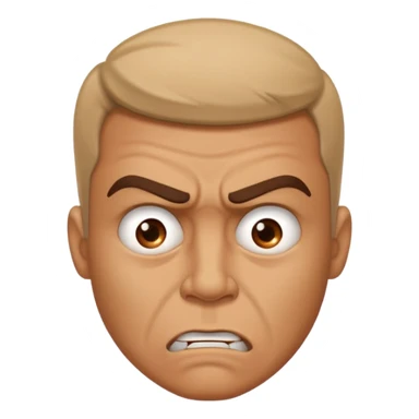 Angry man saying please stop talking  sticker