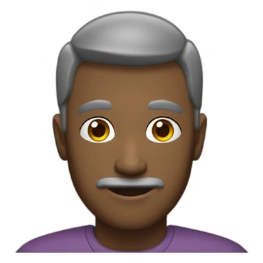 Un homme avec une tête carré sticker