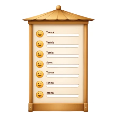 ciao mi serve un emoji simbolo dell'aprtura du opzioni a tendina personalizzata sticker