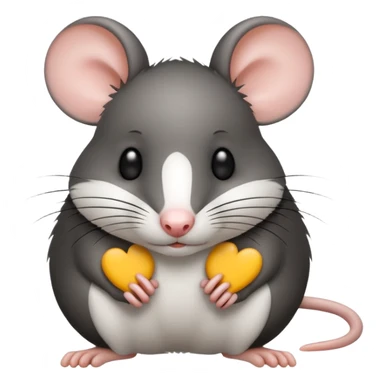 Rata Blanca y negra sticker