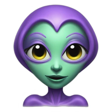Miss alien ride alien sticker