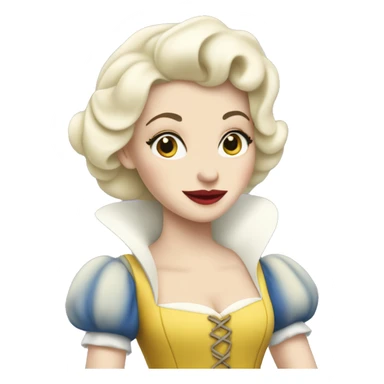 Blanche neige sticker
