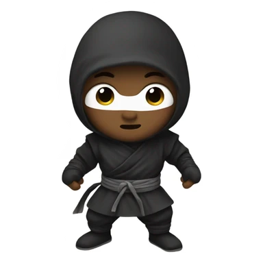 Baby ninja sticker