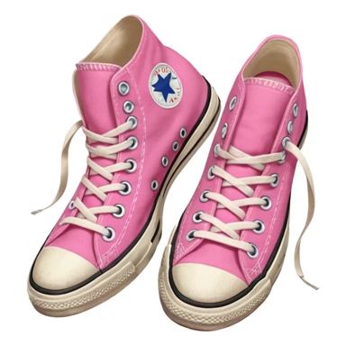 pink converse shoes sticker