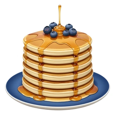 Blueberry pancake sticker