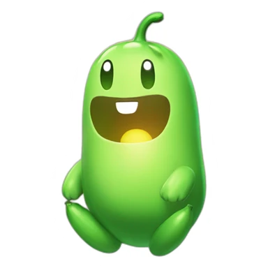 Chikorita with sun sticker