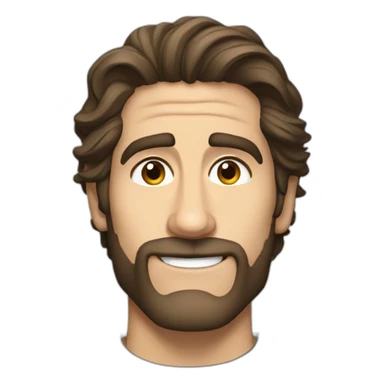 jake gyllenhaal cartoon wearing tee sticker