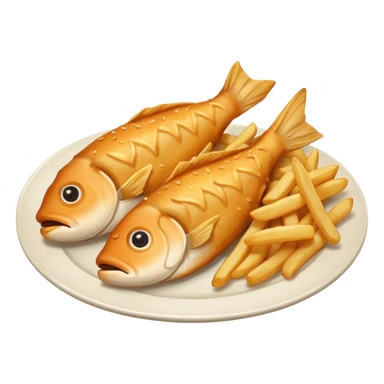 Fish And Chips Food sticker