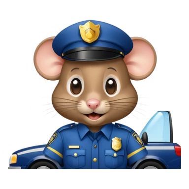 Mouse getting pulled over sticker