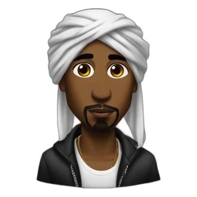 tupac shakur sticker