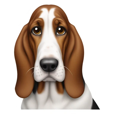 DJ basset hound sticker