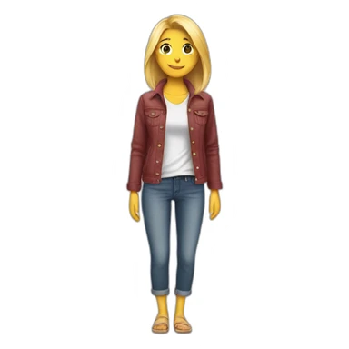 trying on clothes sticker