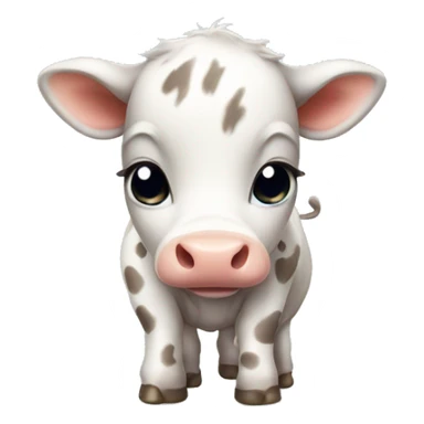 Baby cow sticker