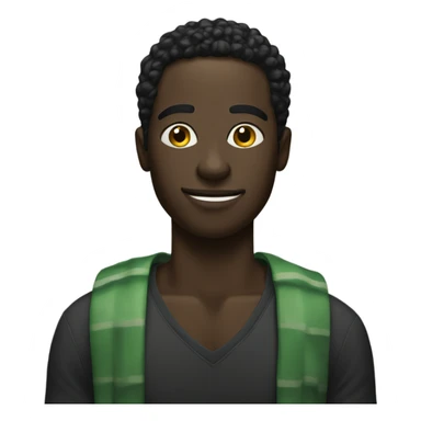 black skinned guywith money sticker