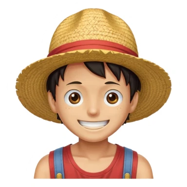 Chapeau de luffy sticker