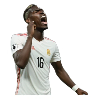 Paul Pogba doing dab sticker