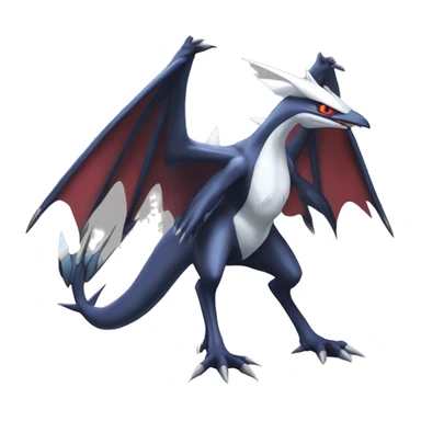 Edgy Cool Nargacuga-Noivern-Latias-Silvally-Garchomp-Pokémon Full Body sticker
