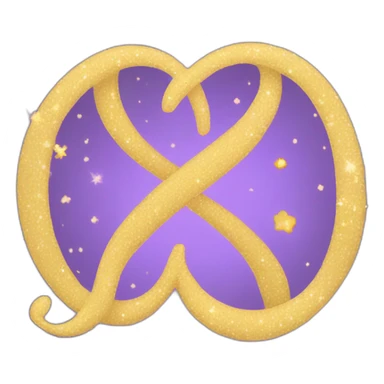 I want the infinity symbol with stars sticker