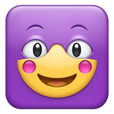 A purple management sticker sticker