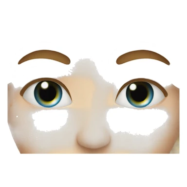 face with spiral eyea sticker