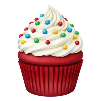 Red velvet cupcake  sticker