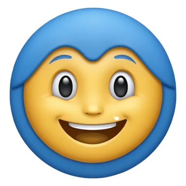 Wolt mascot as emoji sticker