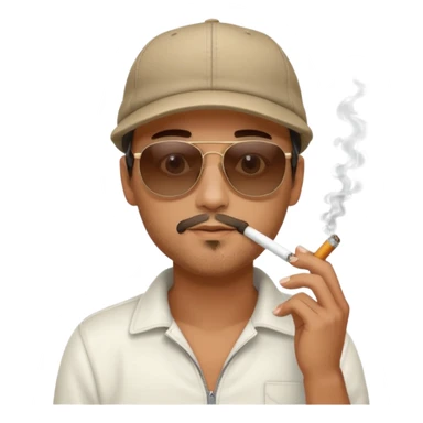 😎✌️🚬👊🧢 ben yapcam sticker