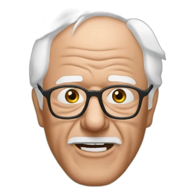 bernie sanders mouth mask sticker