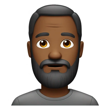 bold bearde serious man sticker