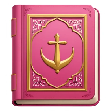 al quran pink sticker