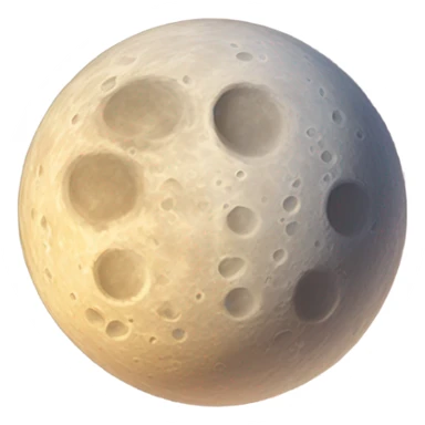 Aesthetically moon sticker