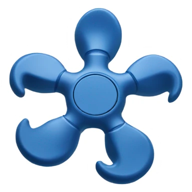 fidget spinner blue sticker