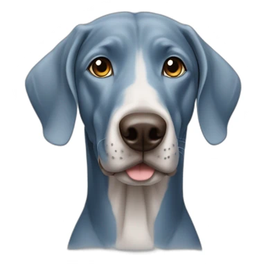 blue eyed weimarauner sticker