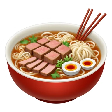 Bowl of pho sticker