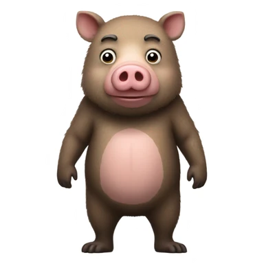 Man bear pig  sticker