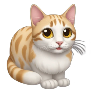 interesting cat sticker